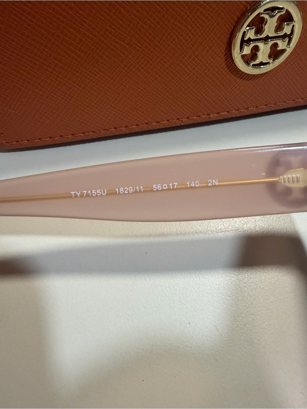 Tory Burch Pink Tortoiseshell Oversized Sunglasses - Picture 3 of 7